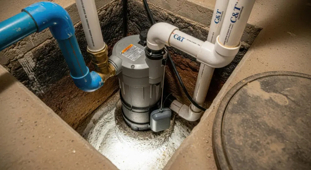 Sump pump repair service in Bowmanville